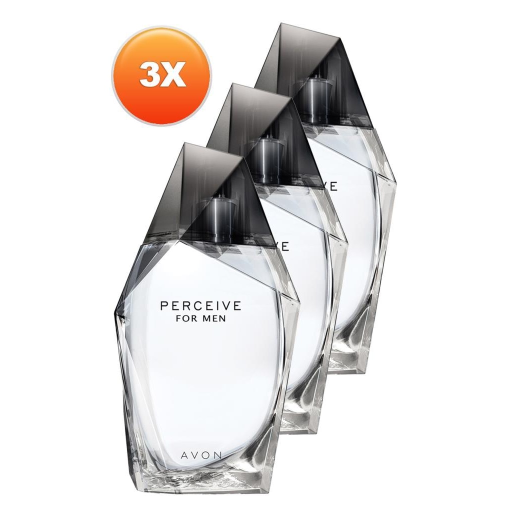 Avon Perceive Erkek Parfüm EDT 100 ML x 3