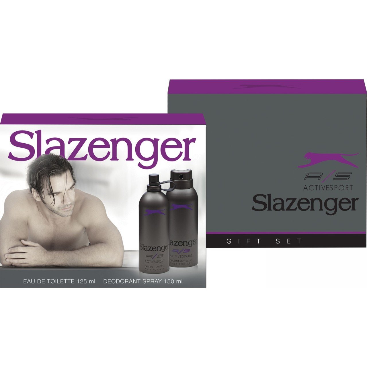Slazenger Active Sport Mor EDT 125 ml - Erkek Parfüm Set