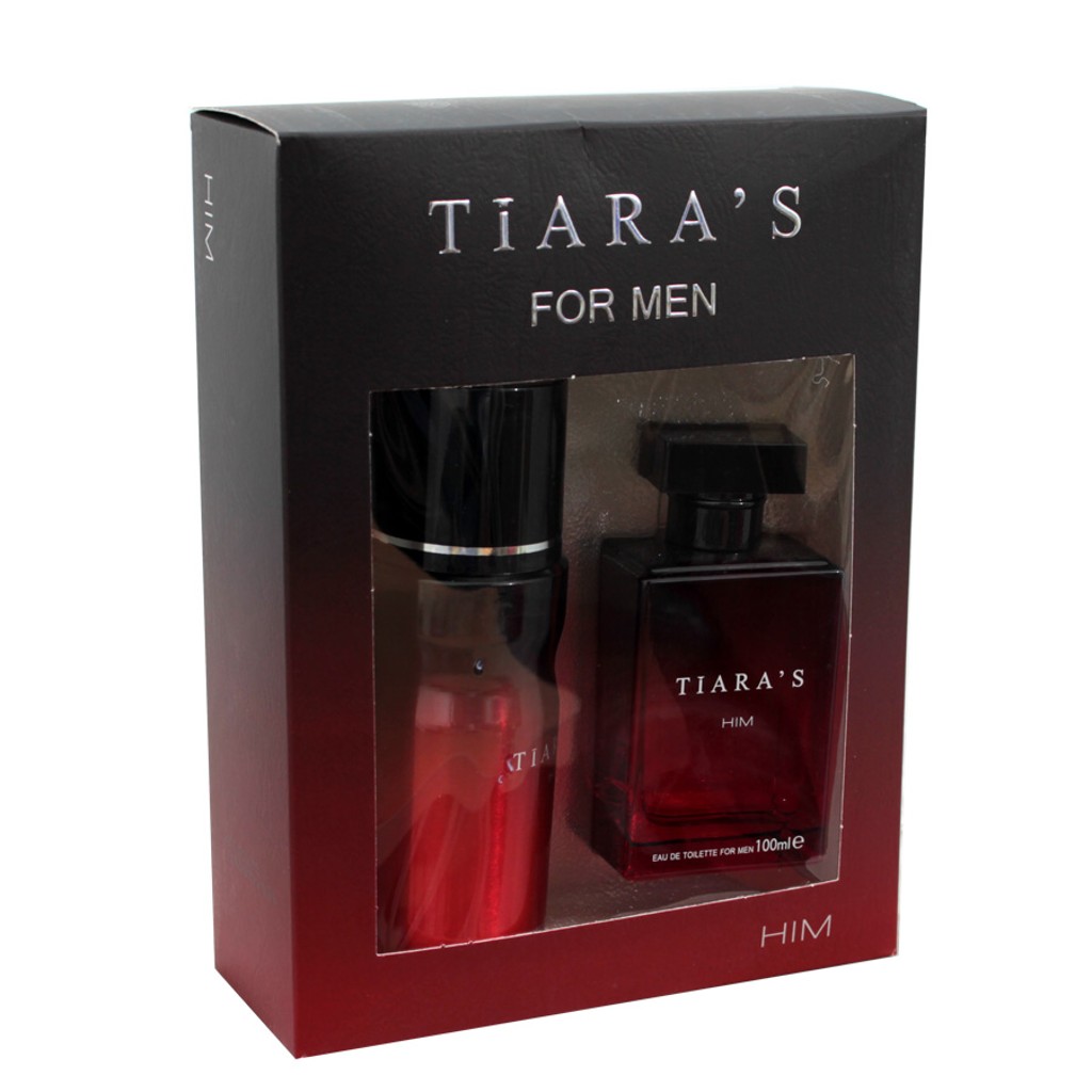 Tiaras Parfum Him 100 ml+ Deodorant Him 150 ml.