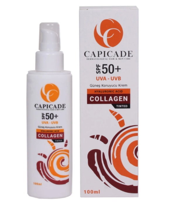 Capicade Collagen Tinted Güneş Koruyucu Krem Spf 50+ 100 ML