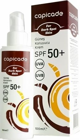 Capicade for dark spot skin  SPF50+ Güneş Koruyucu Krem 100ml