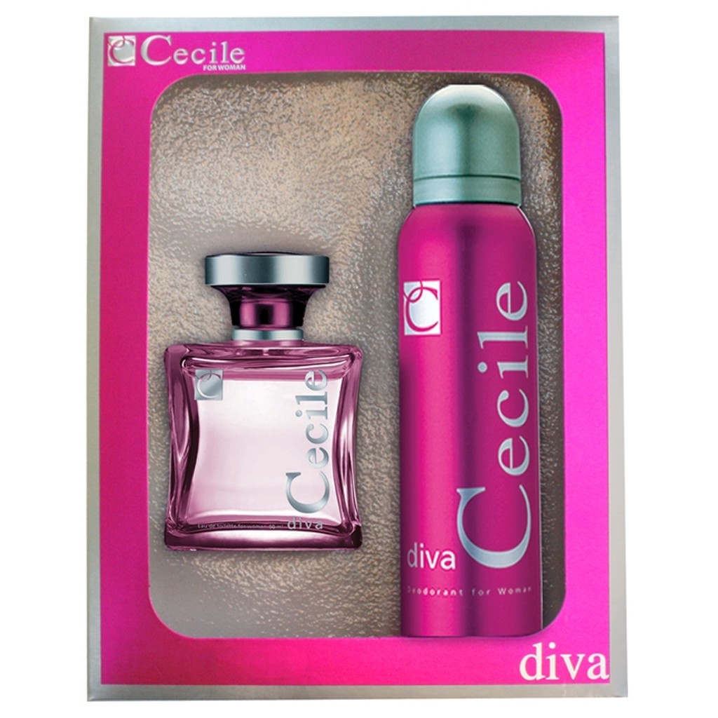 Cecile Diva Parfüm + Deodorant ikili Set Bayan Cecile Diva Parfüm