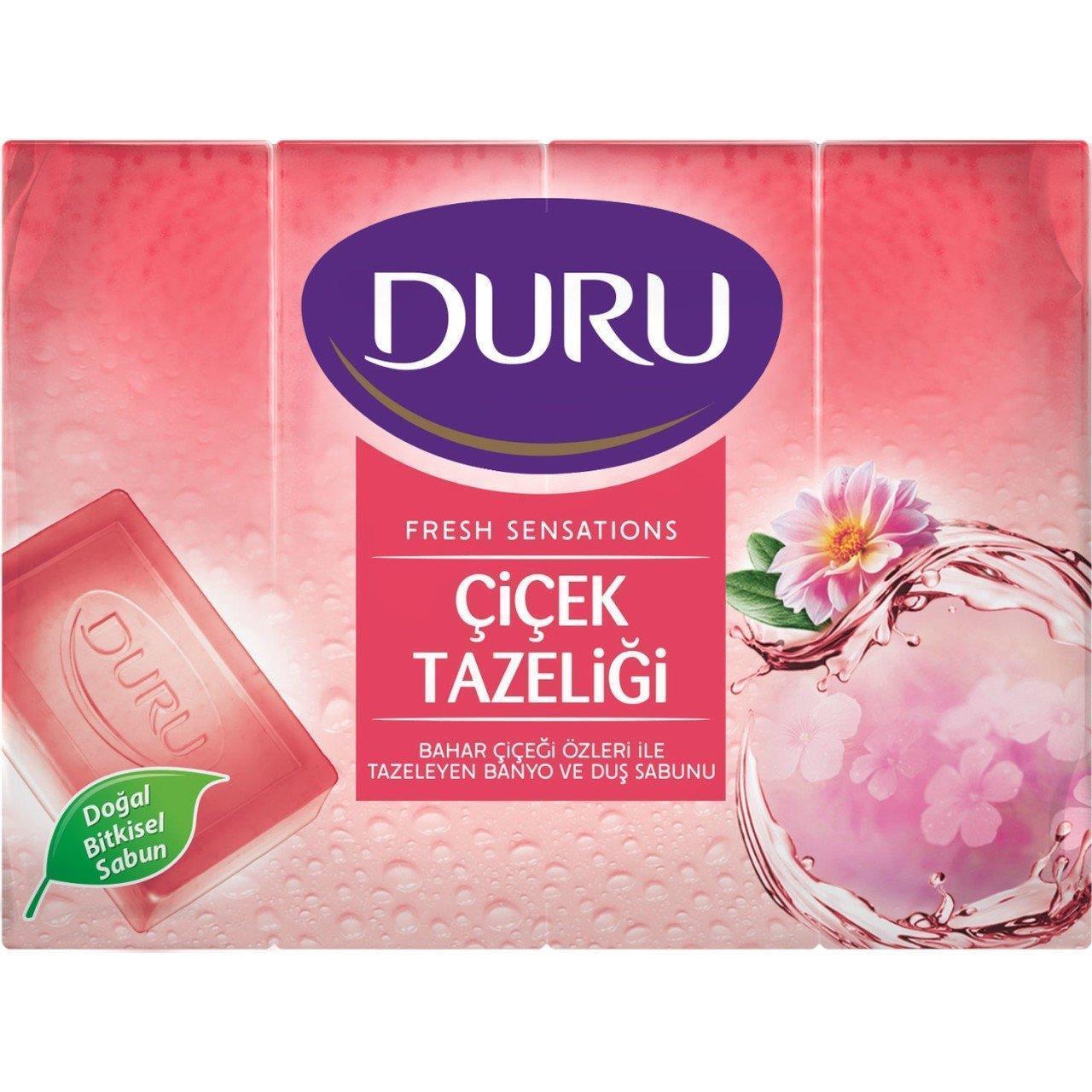 Duru Fresh Çiçek Tazeliği Duş Sabunu 4 x 150 G