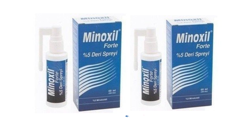 MinoxilForte %5 Deri Spreyi 60 ml - Saç Dökülme Önleyici 2 Adet
