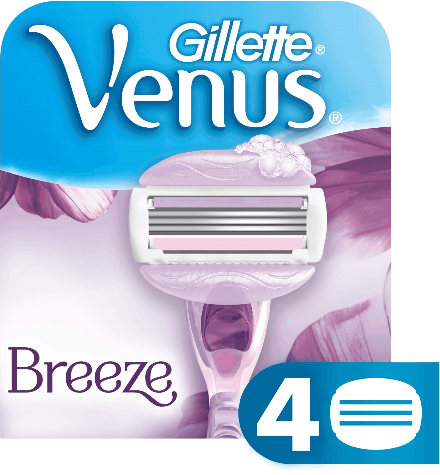 Gillette Venüs Breeze Yedek Kadın Tıraş Bıçağı 4'Lü