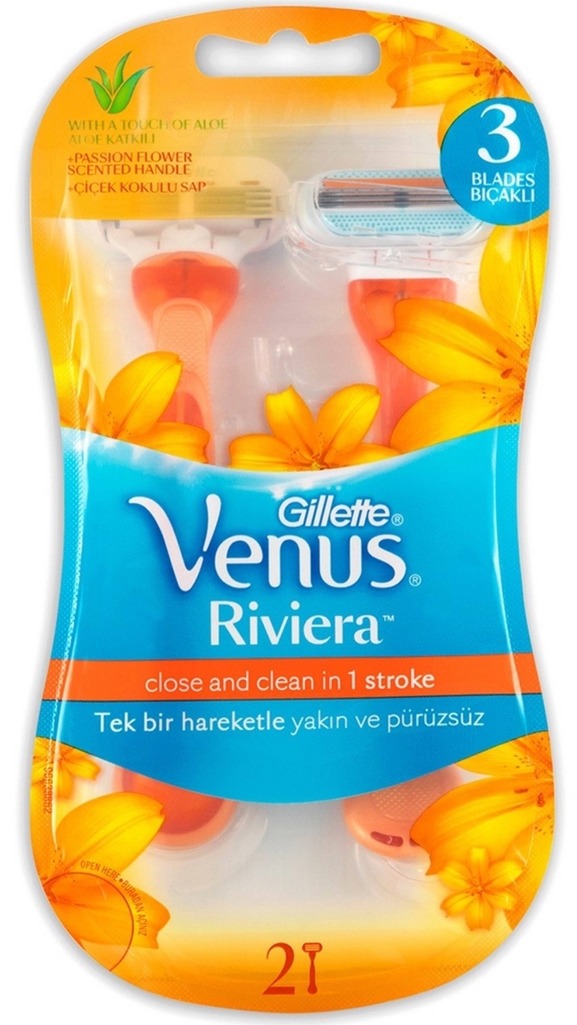 Gillette Venus Riviera Kadın Tıraş Bıçağı 2'li