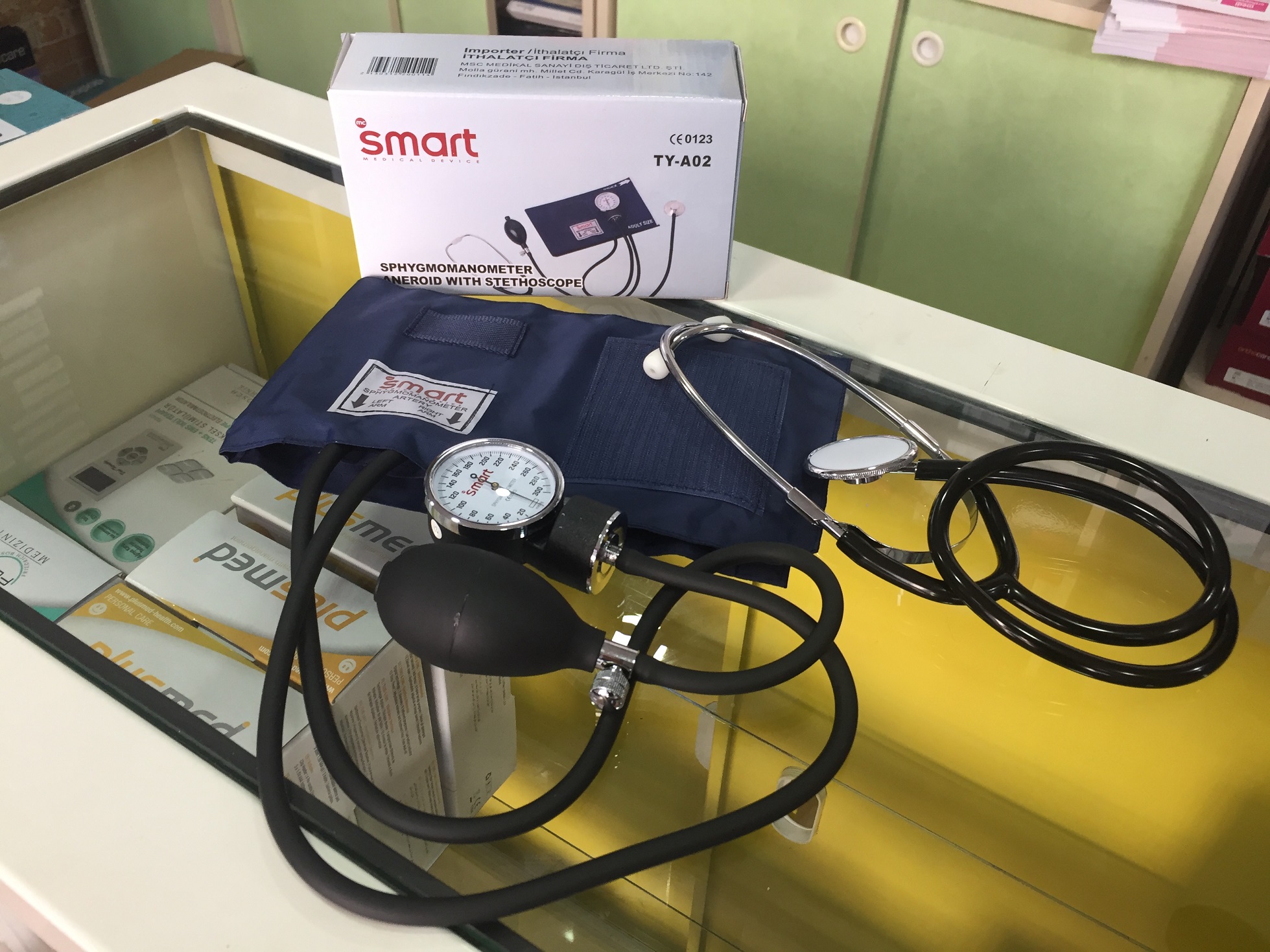 Smart Mekanik Manuel Tansiyon Aleti Stetoskoplu ALMAN MENŞEİLİ