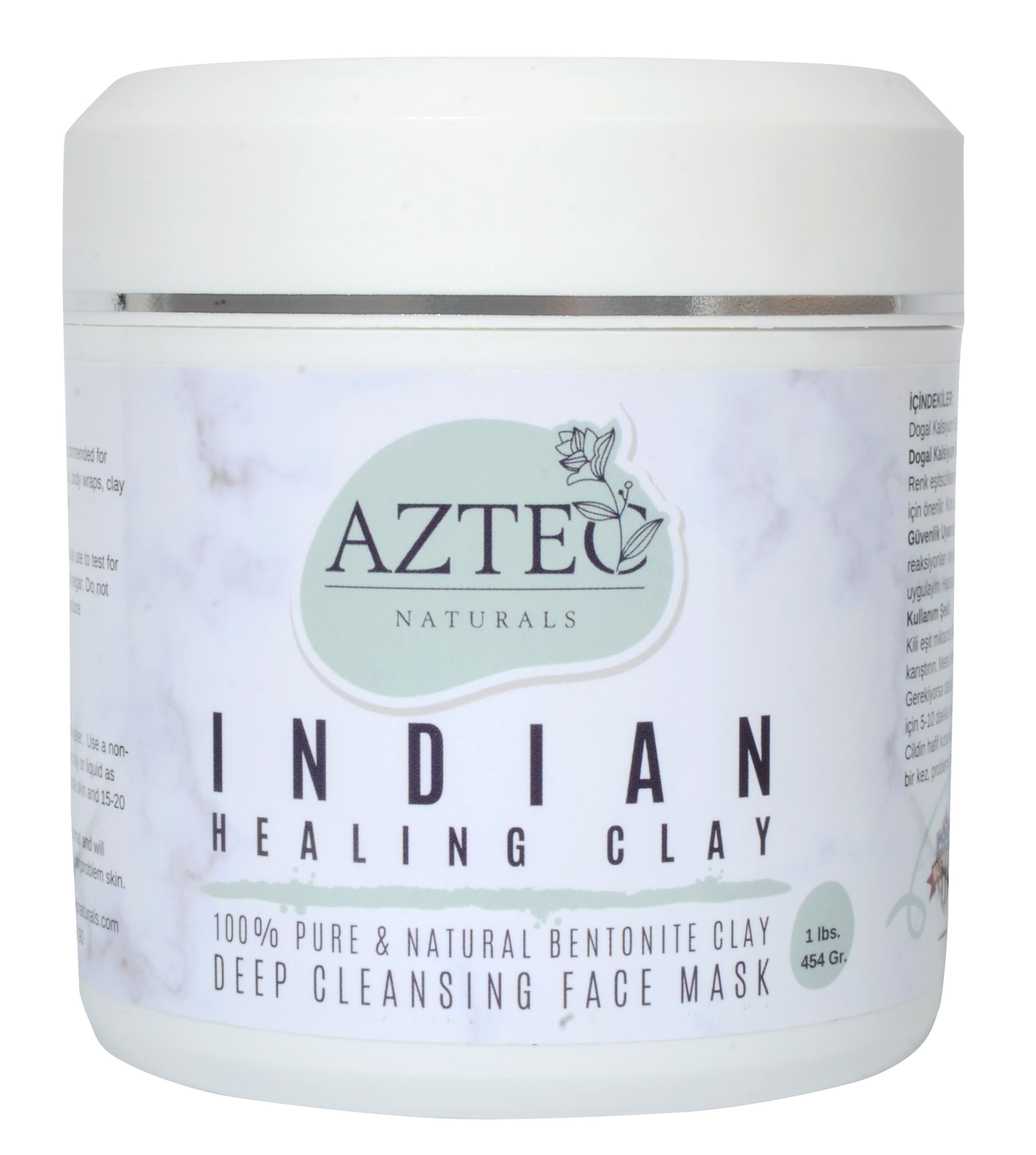Aztec Naturals Indian Healing Clay Kil Maskesi 454 Gr.