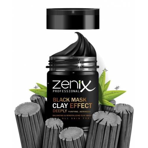 Zenix Blackhead Remover Clay Effect Black Face Mask