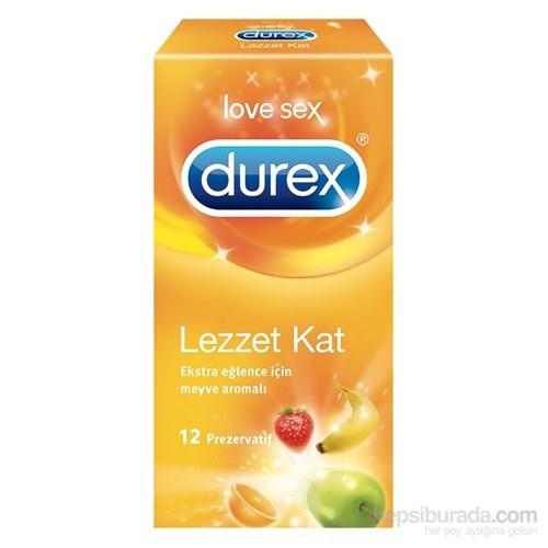 Durex Prezervatif Lezzet Kat 12 Adet  (GİZLİ KARGO)📦