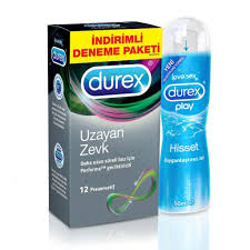 Durex Uzayan Zevk 12'li Prezervatif + Hisset Kayganlaştırıcı Jel