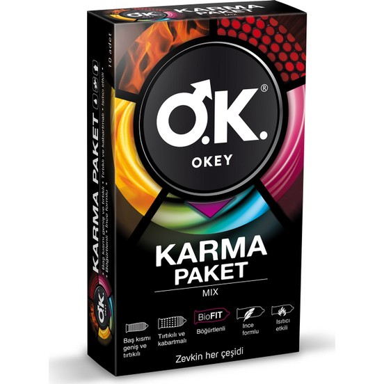 Okey Karma Paket Prezervatif 10'lu