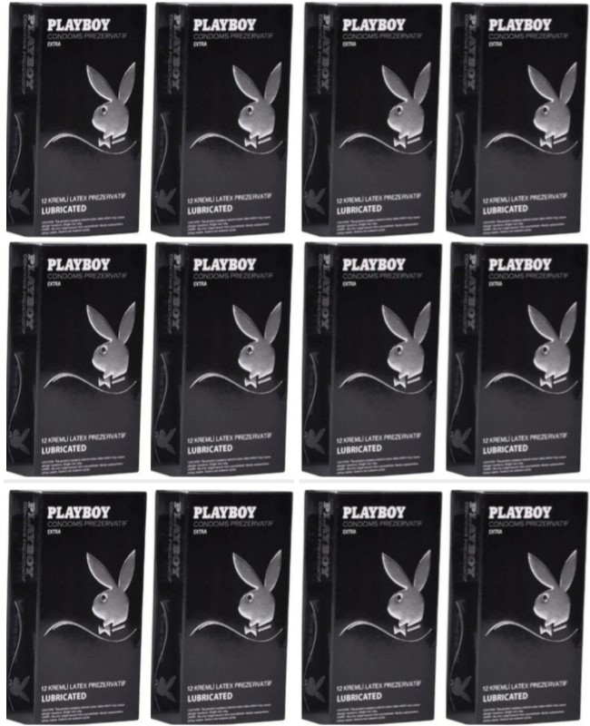 Playboy Extra Kayganlaştırıcılı Prezervatif 12'li x 12