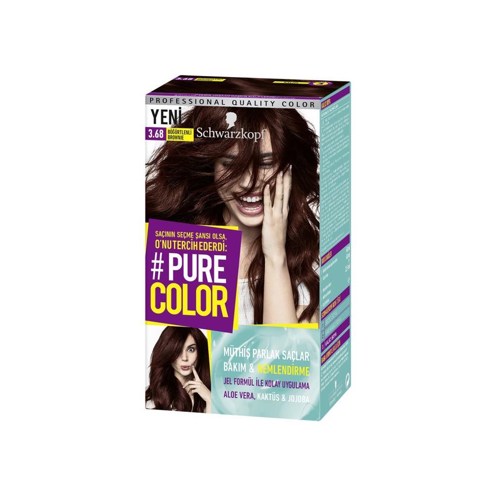 Pure Color Kalıcı Jel Boya 3.68 Böğürtlenli Brownie