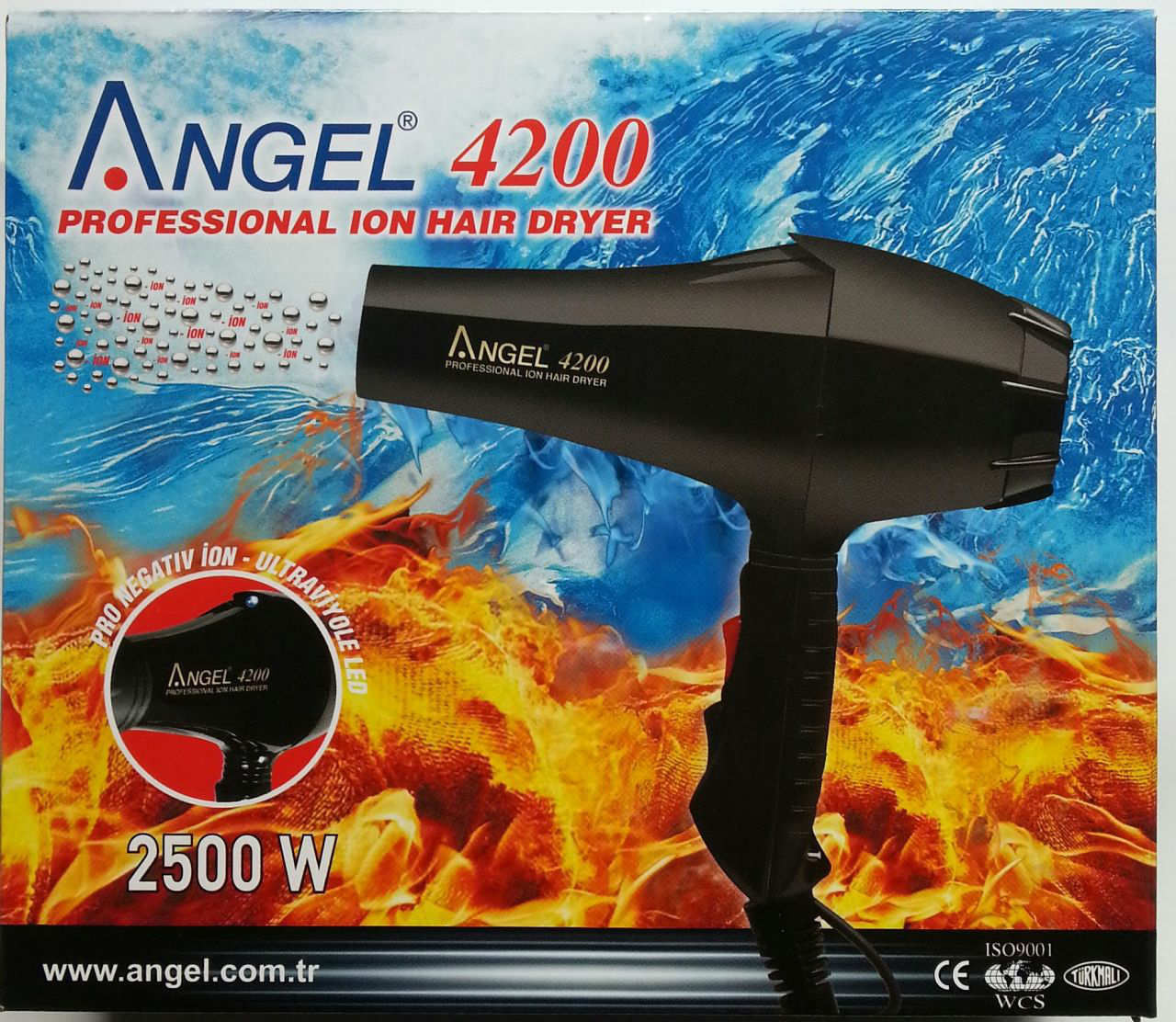 ANGEL 4200 KIRILMAZ FÖN MAKİNASI 2500 WATT () UV LED IŞ
