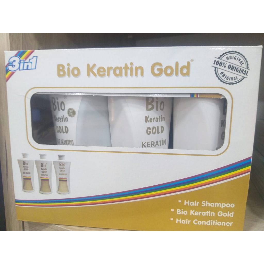 Bio Keratin Gold 5 Ay Brezilya Fönü 3 x 700 ML