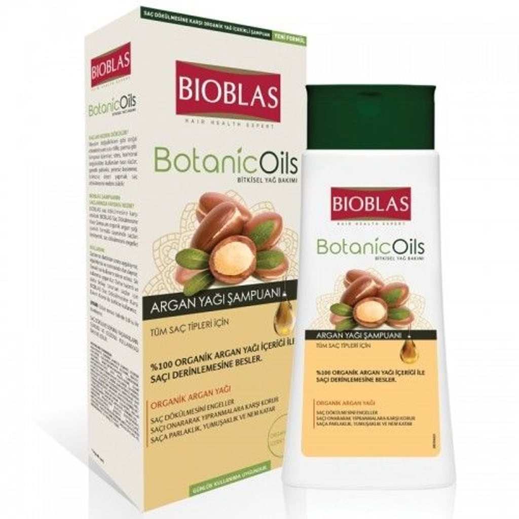 Bioblas Organic Oils Tüm Saç Tipleri Argan Yağı Şampuanı 360 ML