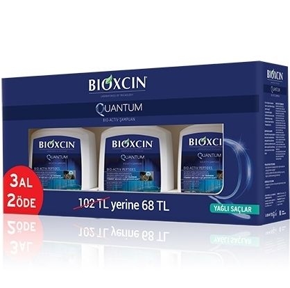 Bioxcin Quantum 3 Al 2 Öde yağlı saçlar