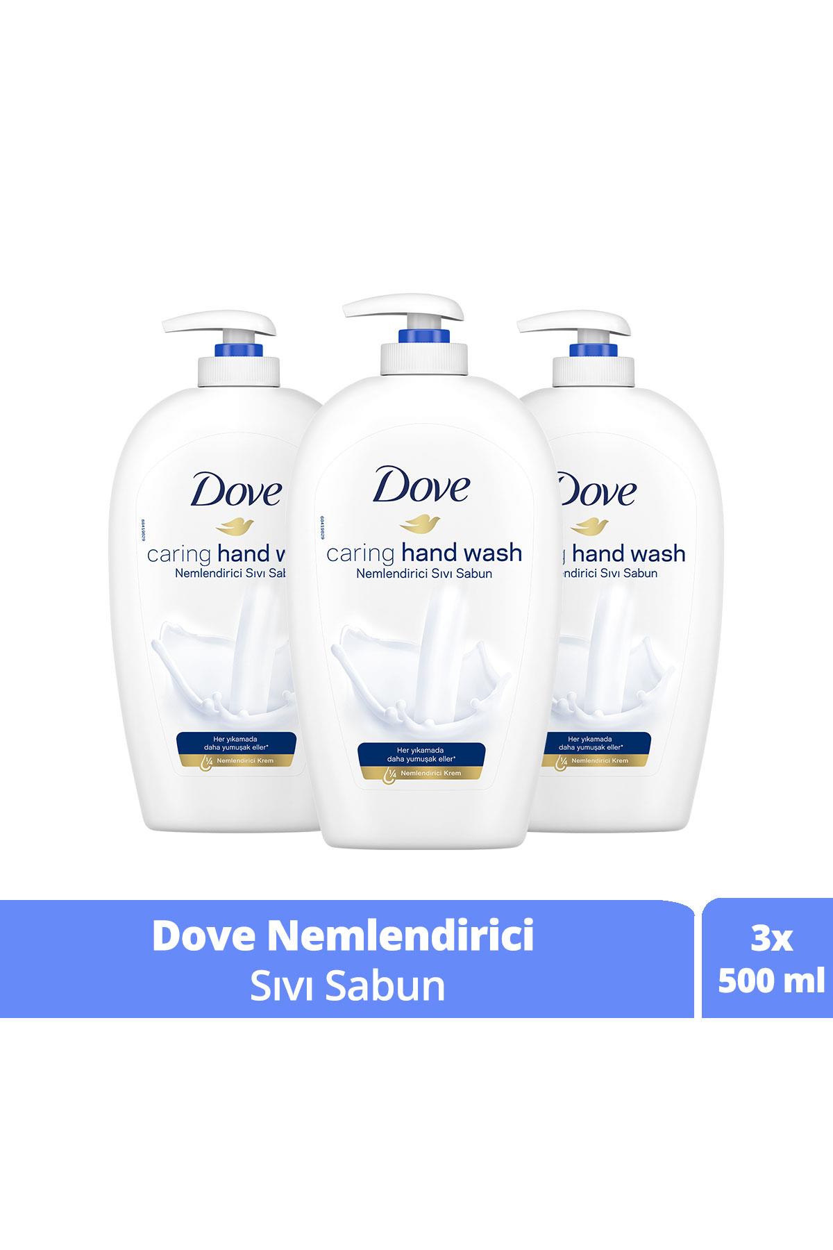 Dove Nemlendirici Sıvı Sabun 500 ML x 3 Adet