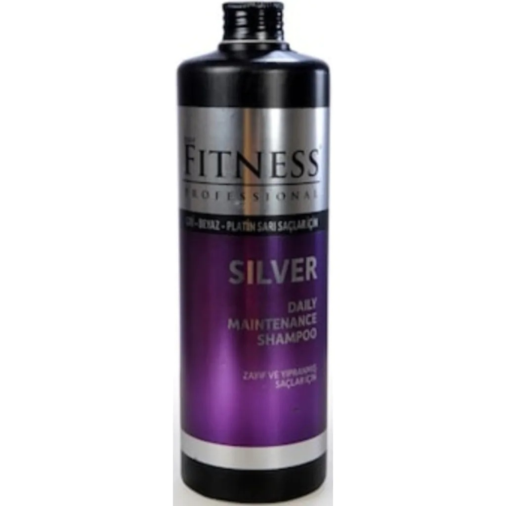 Fitness Silver Gri Beyaz Platin Sarı Saçlar Mor Şampuan 750 ML