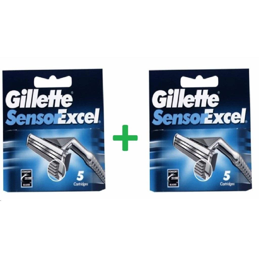 Gillette Excel 5'li Yedek Bıçakları (2 Adet)