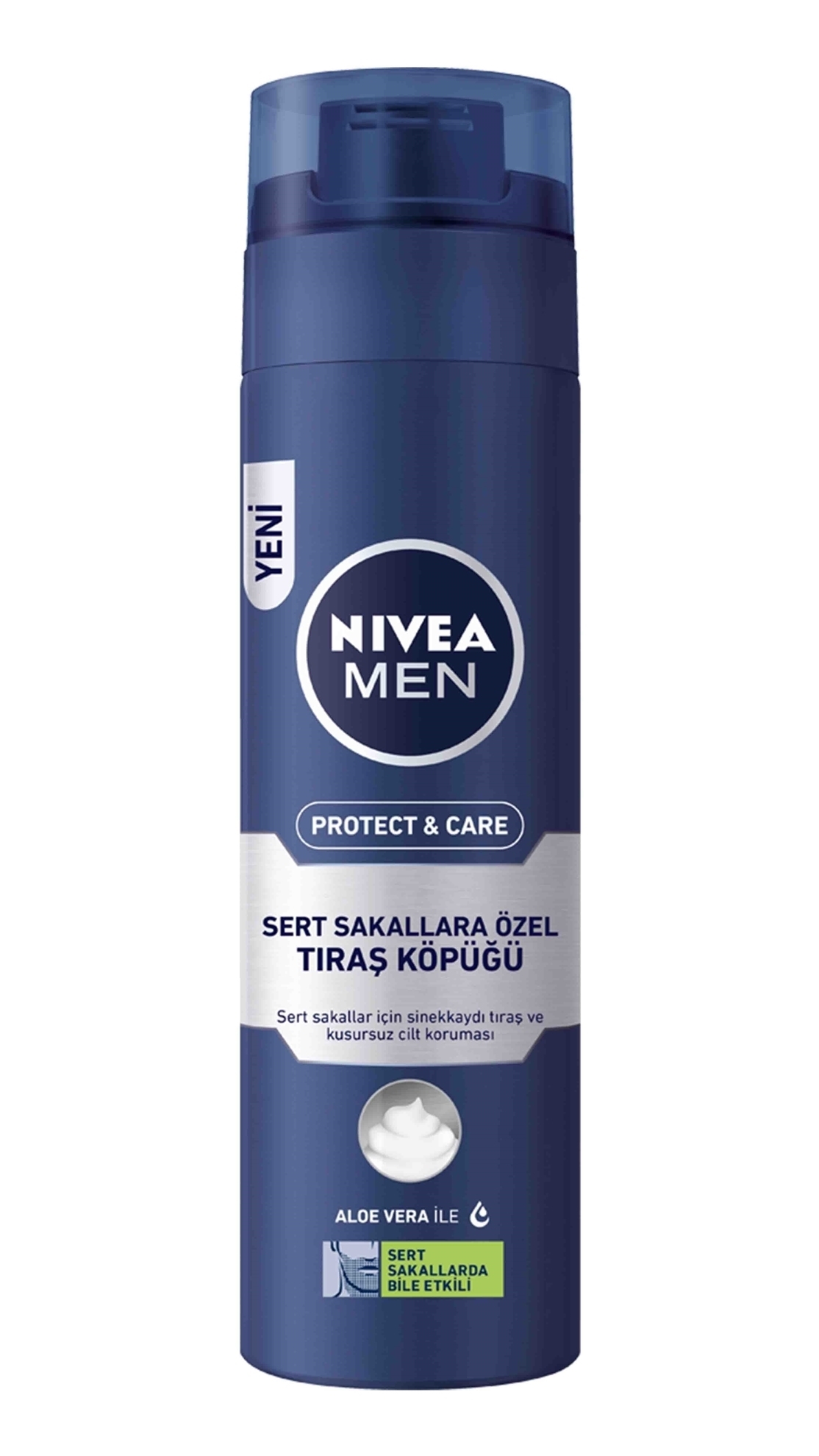 Nivea Men Protect & Care Sert Sakallara Özel Tıraş Köpüğü 200 ML