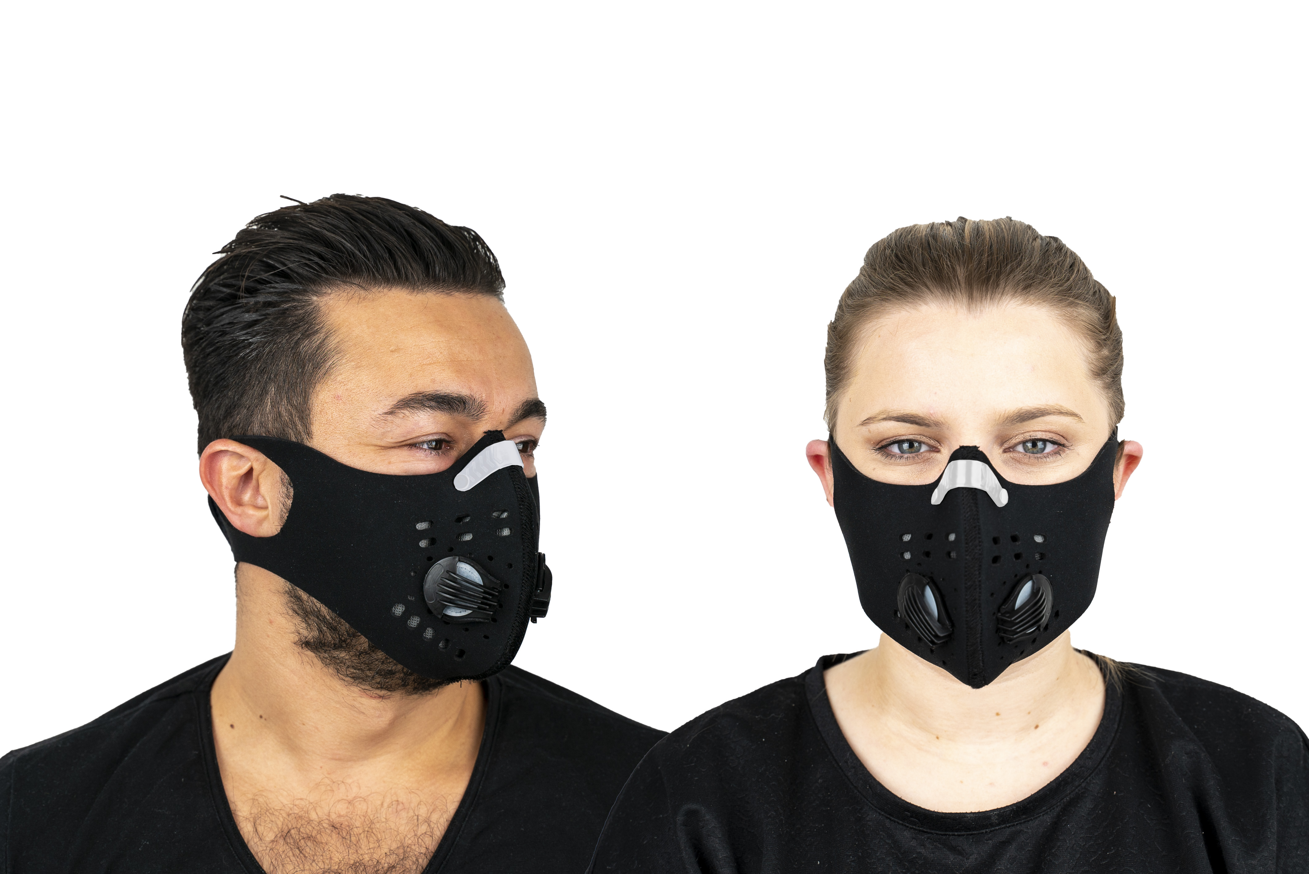 N95 filtreli yıkanabilir neopren kumaştan spor maske