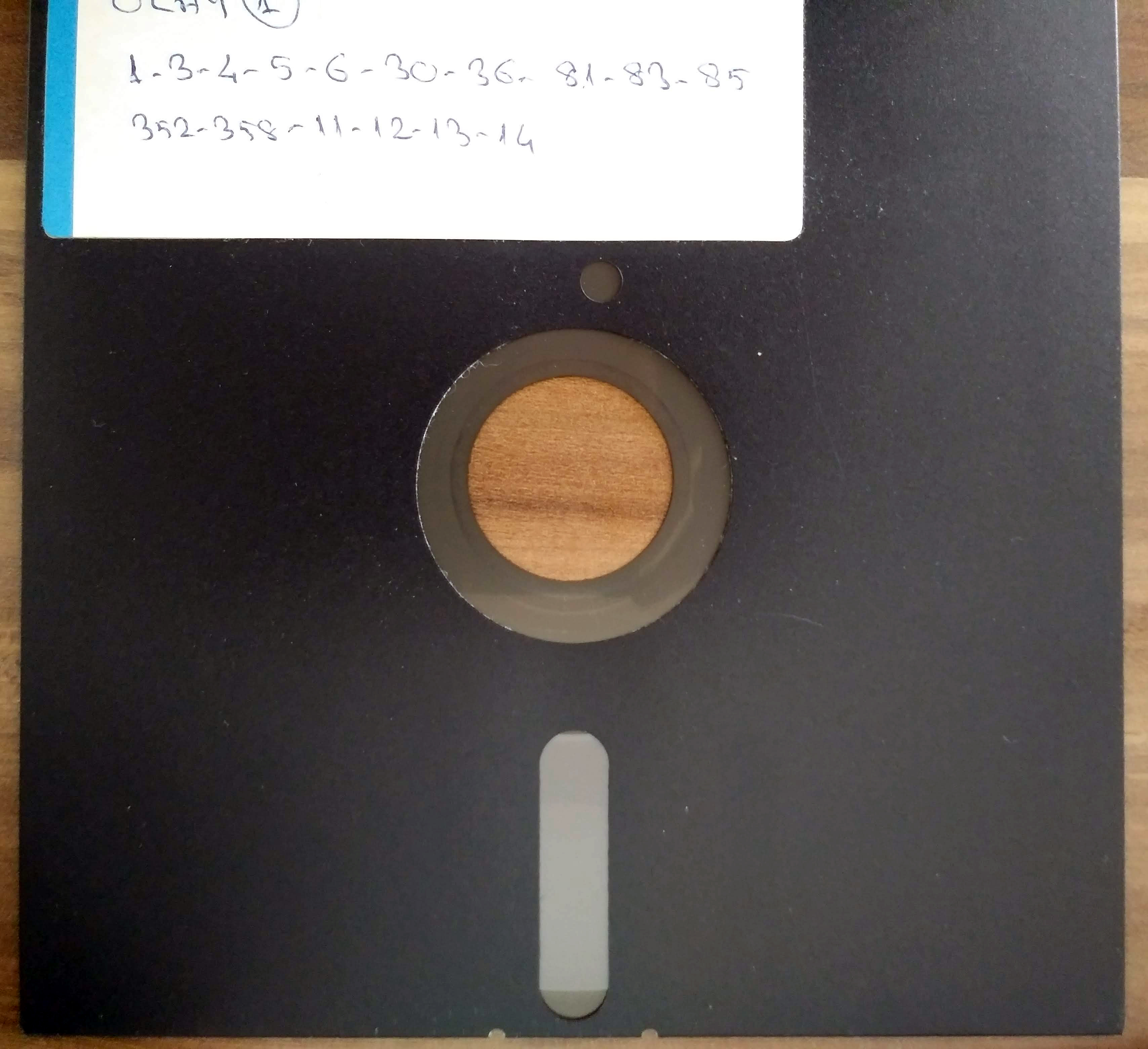 8'' floppy disk zarflı