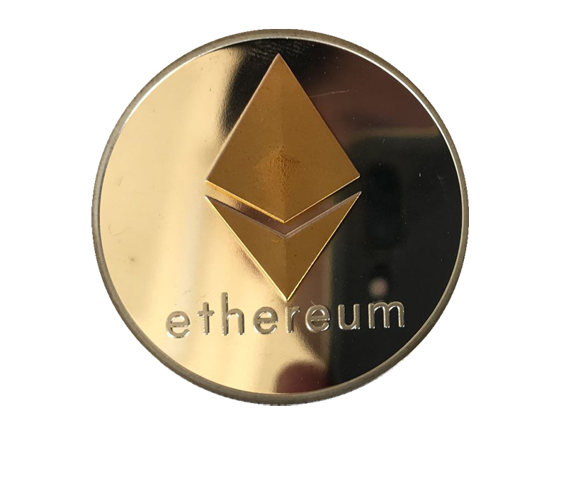 Ethereum Hatıra Parası Altın Kaplama