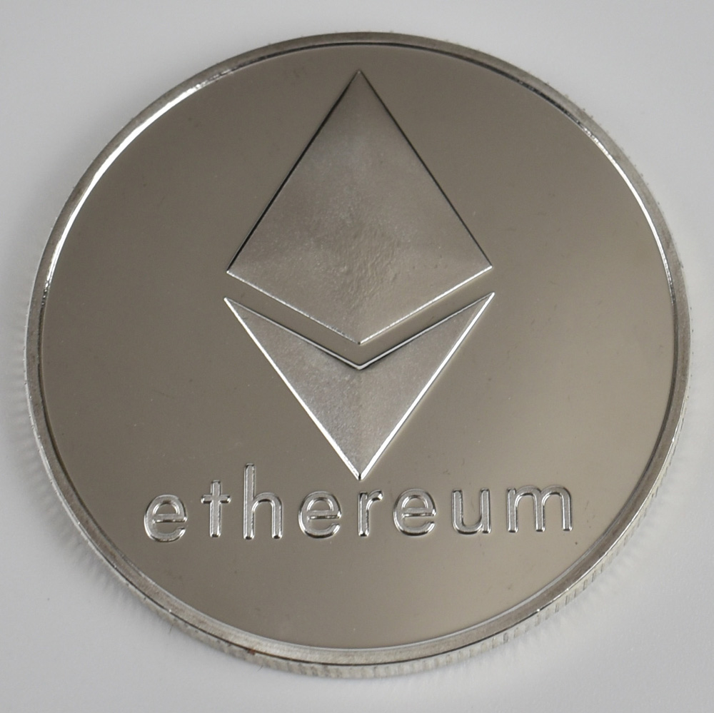 Ethereum Hatıra Parası Gümüş Kaplama