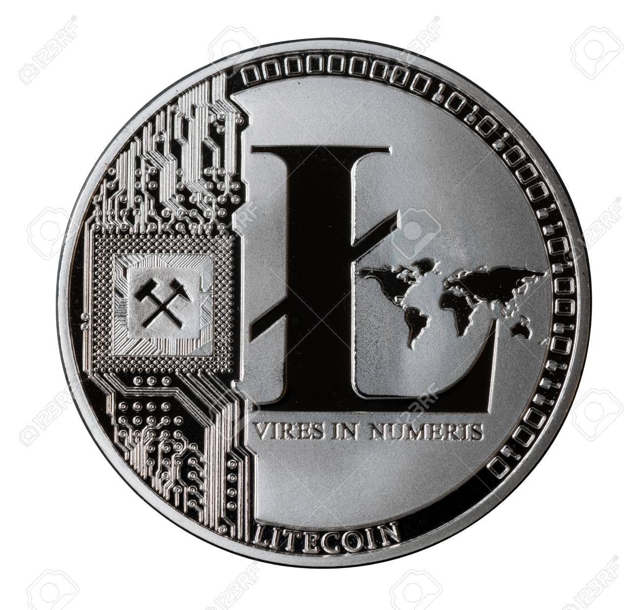 Litecoin Hatıra Parası Gümüş Kaplama