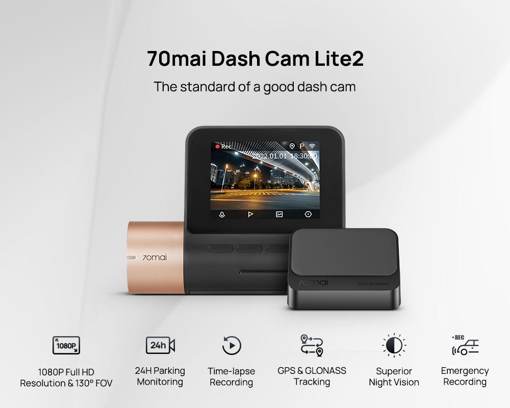 Xiaomi 70Mai Lite 2 D10 Araç İçi Kamera 1080p Full HD Fiyatları ve ...