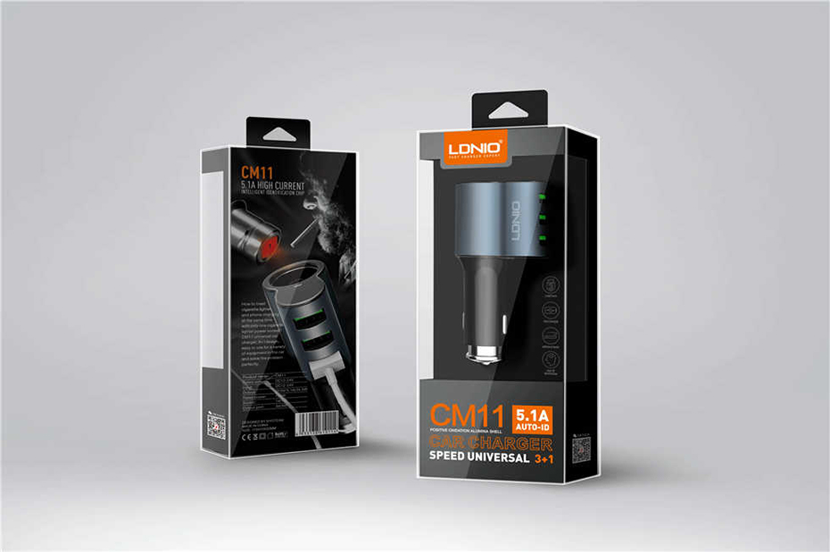 LDNIO Car charger with cigratte socket (12)