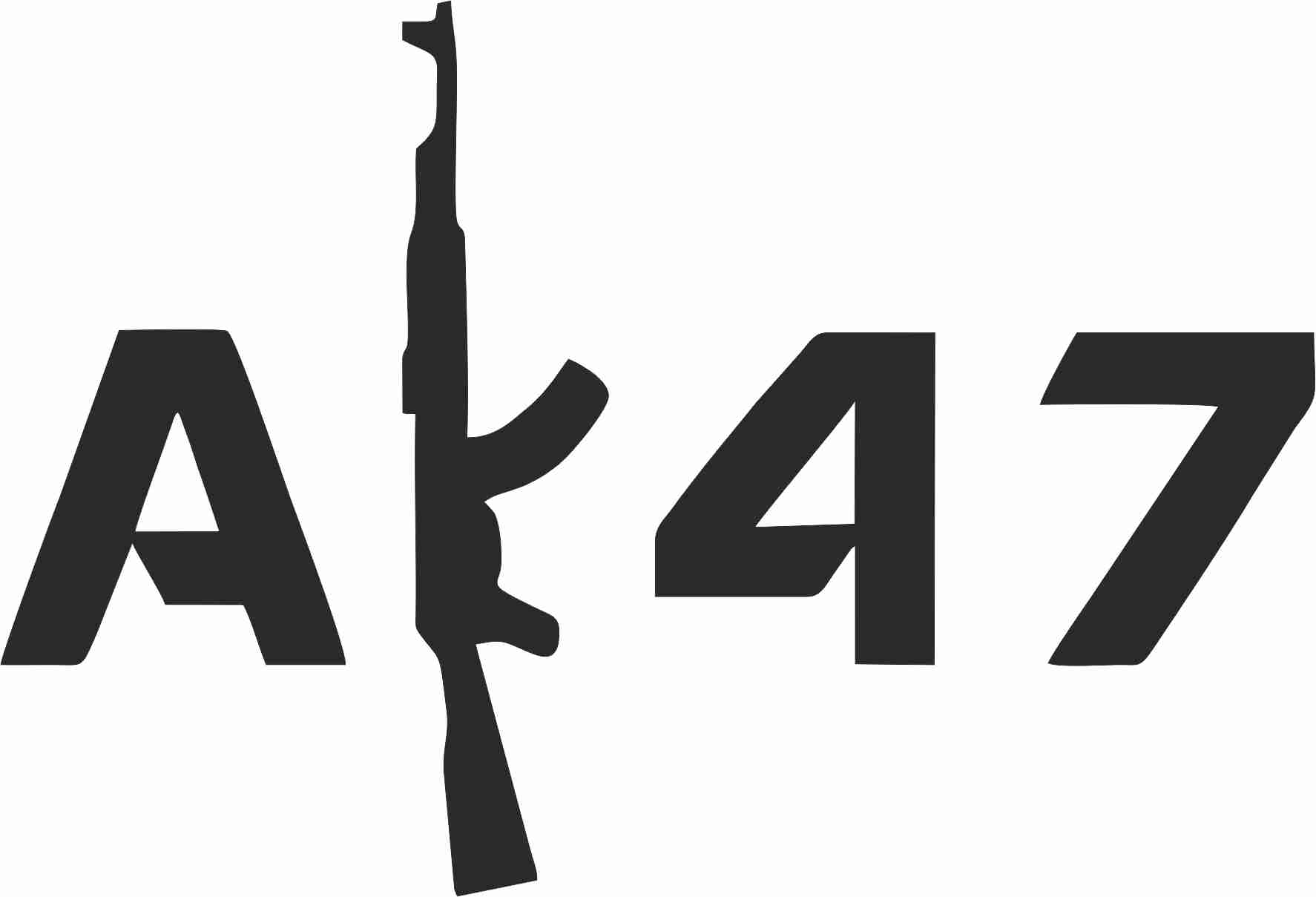 AK 47 Silah Sticker