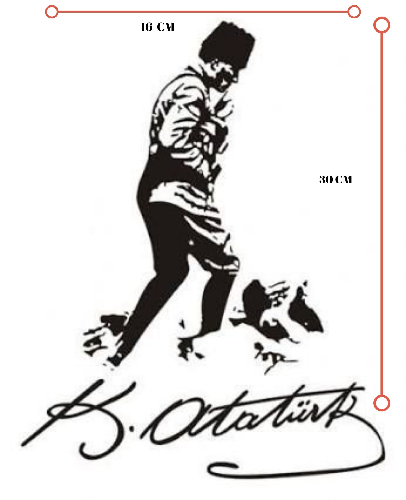 Atatürk Kocatepe Sticker