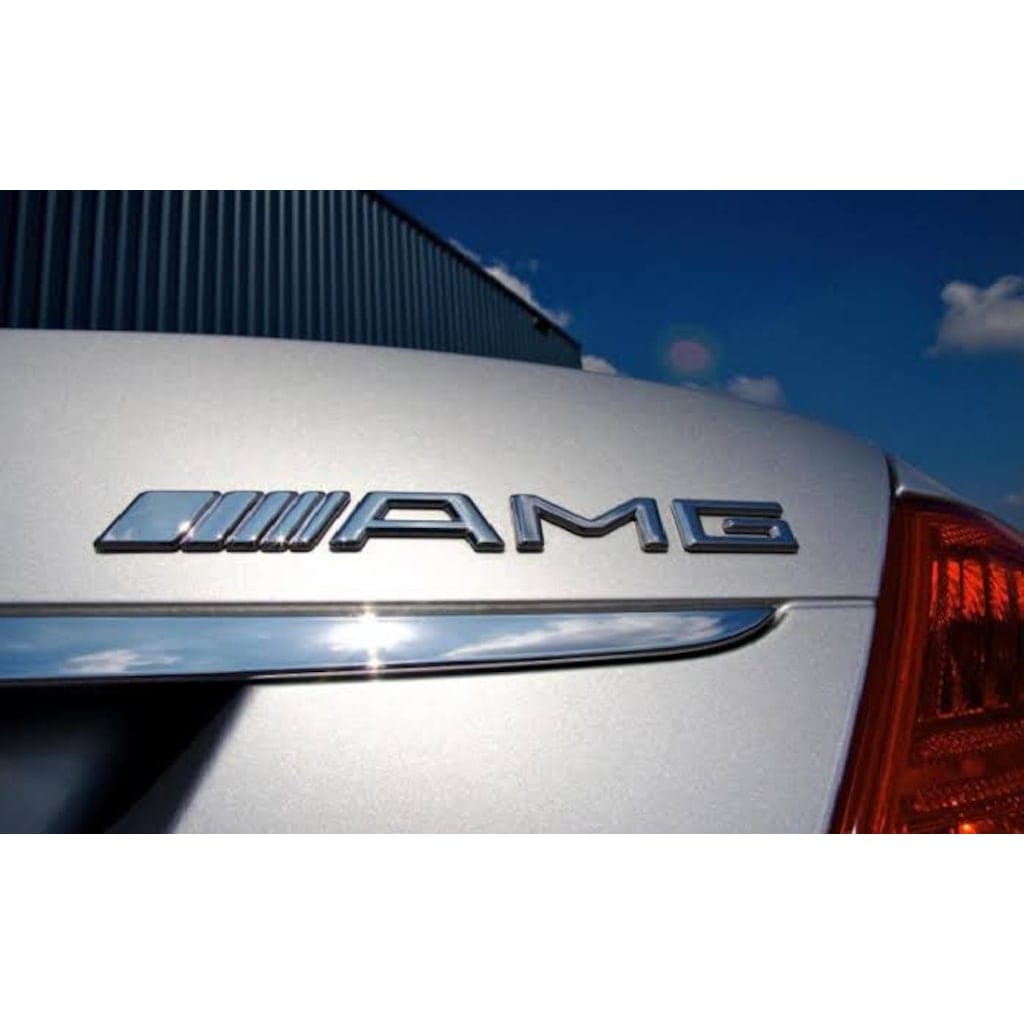 Mercedes Amg Bagaj Üzeri Amg Arması Logosu 3D Krom Renk (470112372)