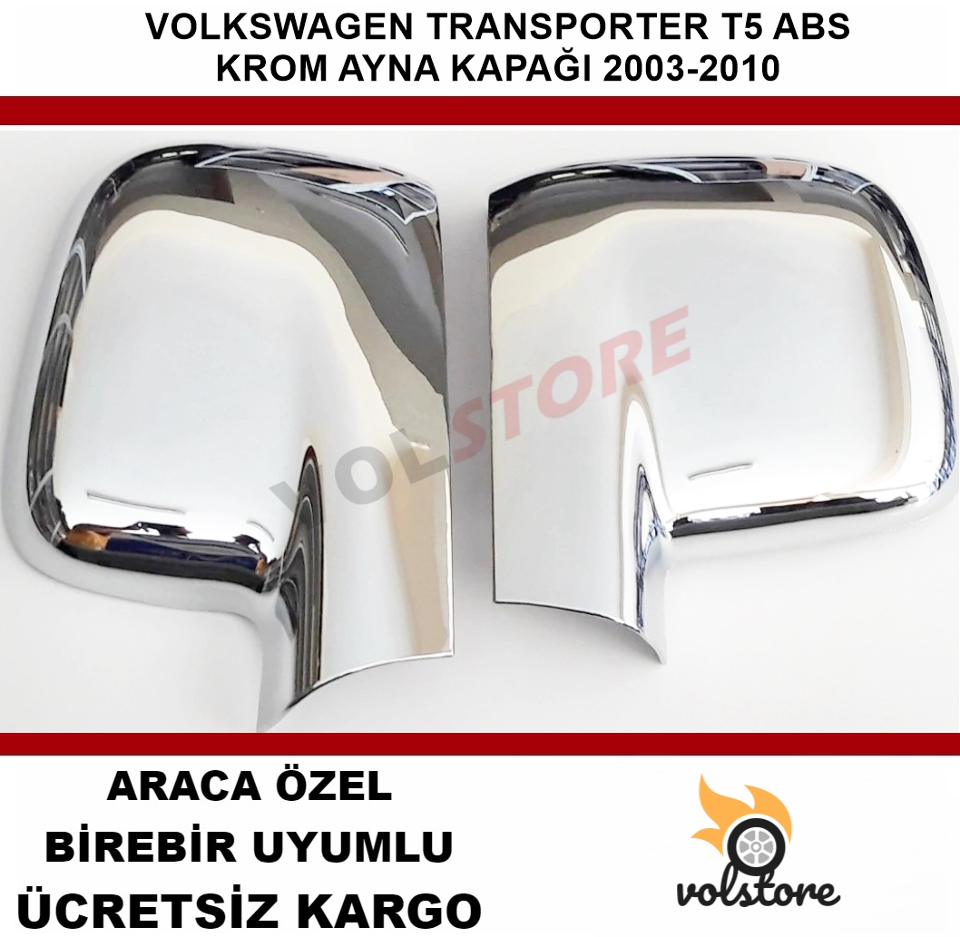 Volkswagen Transporter T5 ABS Krom Ayna Kapağı 2003-2010