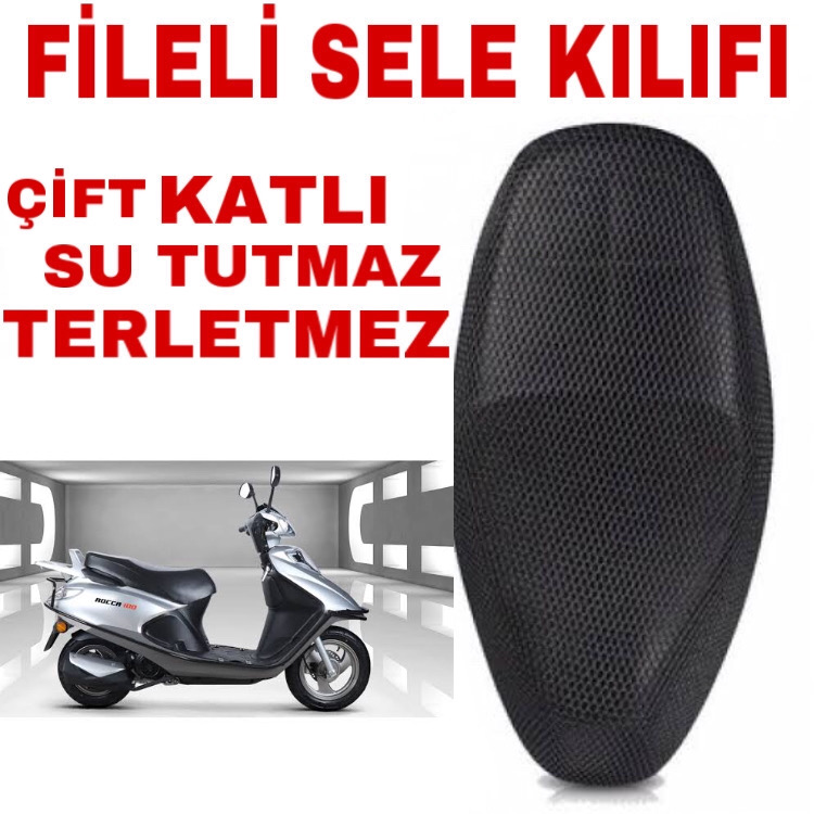 kuba rocca 100 motosiklet sele koltuk kilifi 3d cift katli file fiyatlari ve ozellikleri