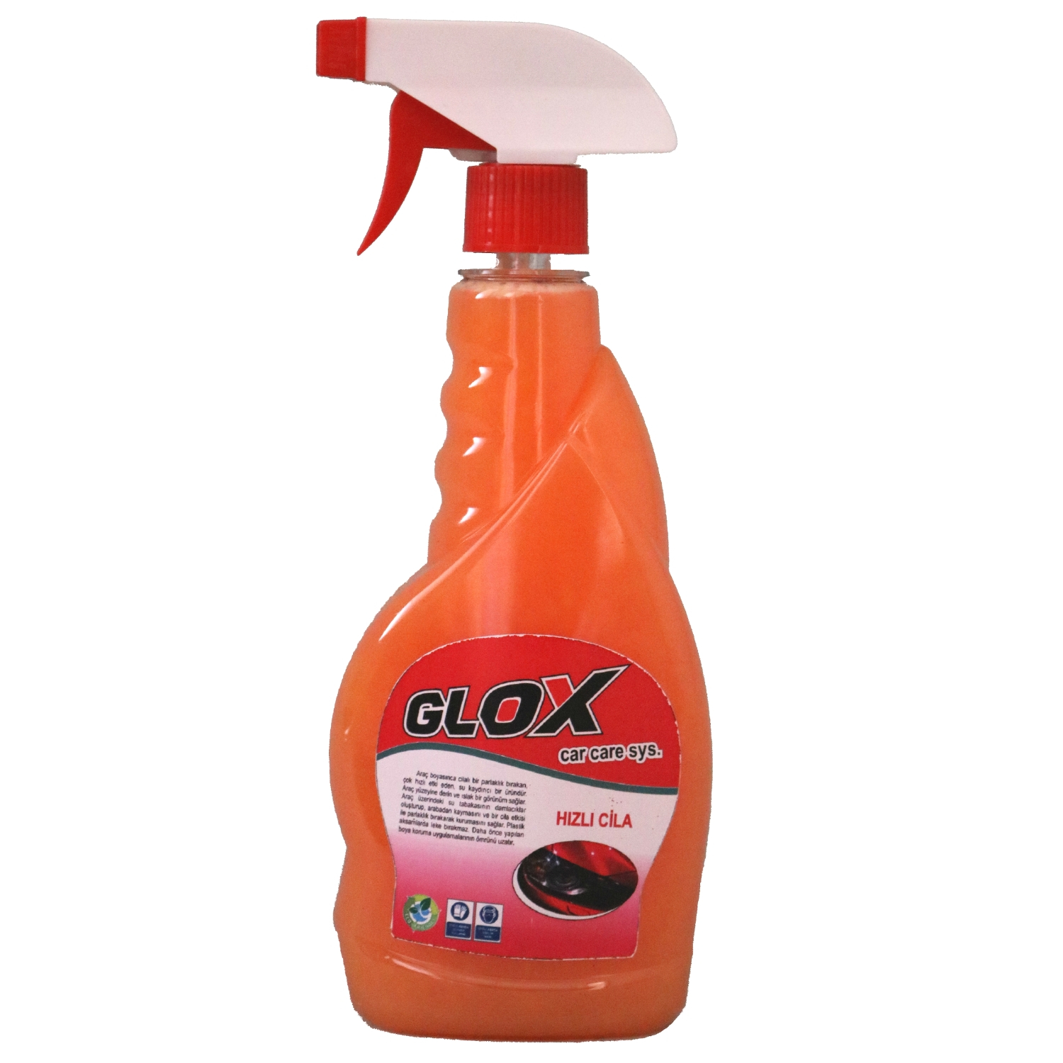 GLOX “Oto Hızlı / Islak Cila - Yağmur Kaydırıcı” 500 ml.