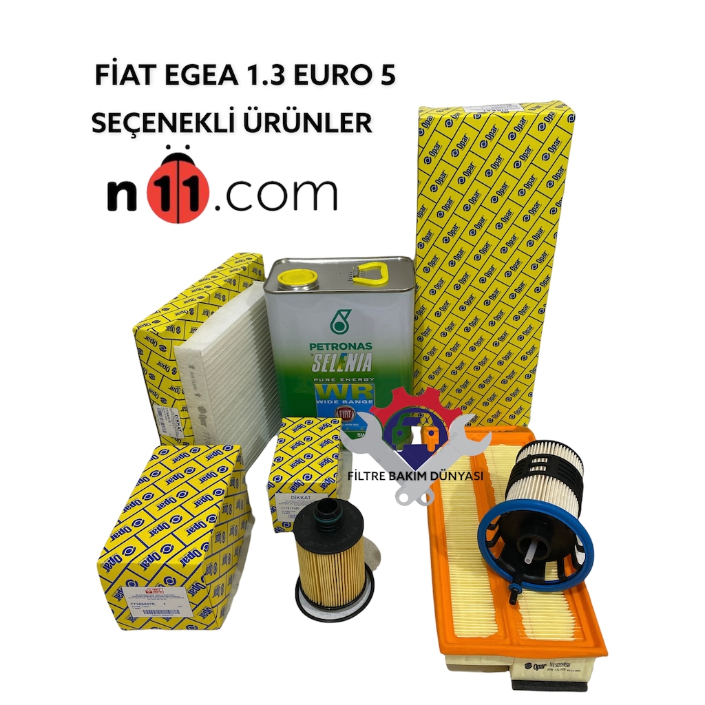 Fiat Egea ‎1.3 Multijet Euro-5 Filtre Yağ Bakım Seti 418813584
