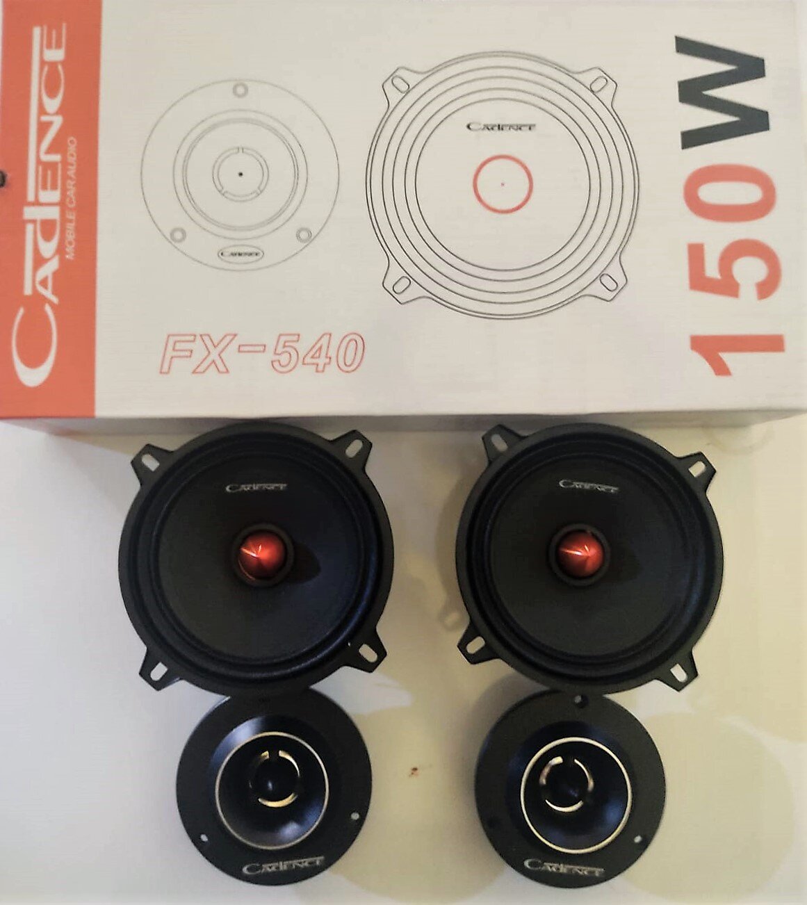 Cadence Fx 540 13Cm Midrange 10Cm Dome 