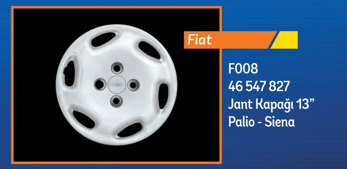 Fiat Siena/Palio Jant Kapağı (13 inç/4 Adet) - Tisa F008
