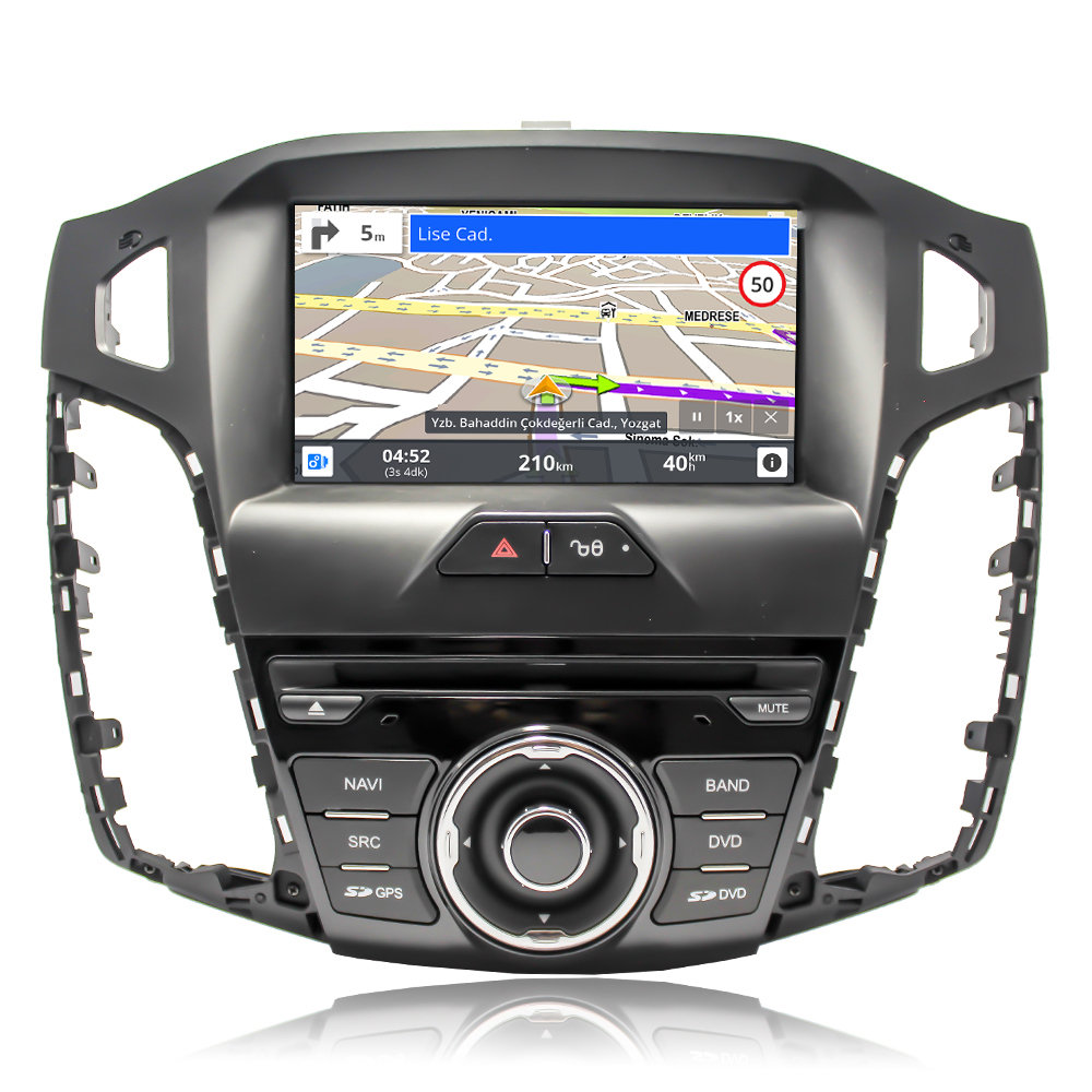 Ford Focus 4 Multimedya Navigasyon USB SD Ekranlı OEM Teyp