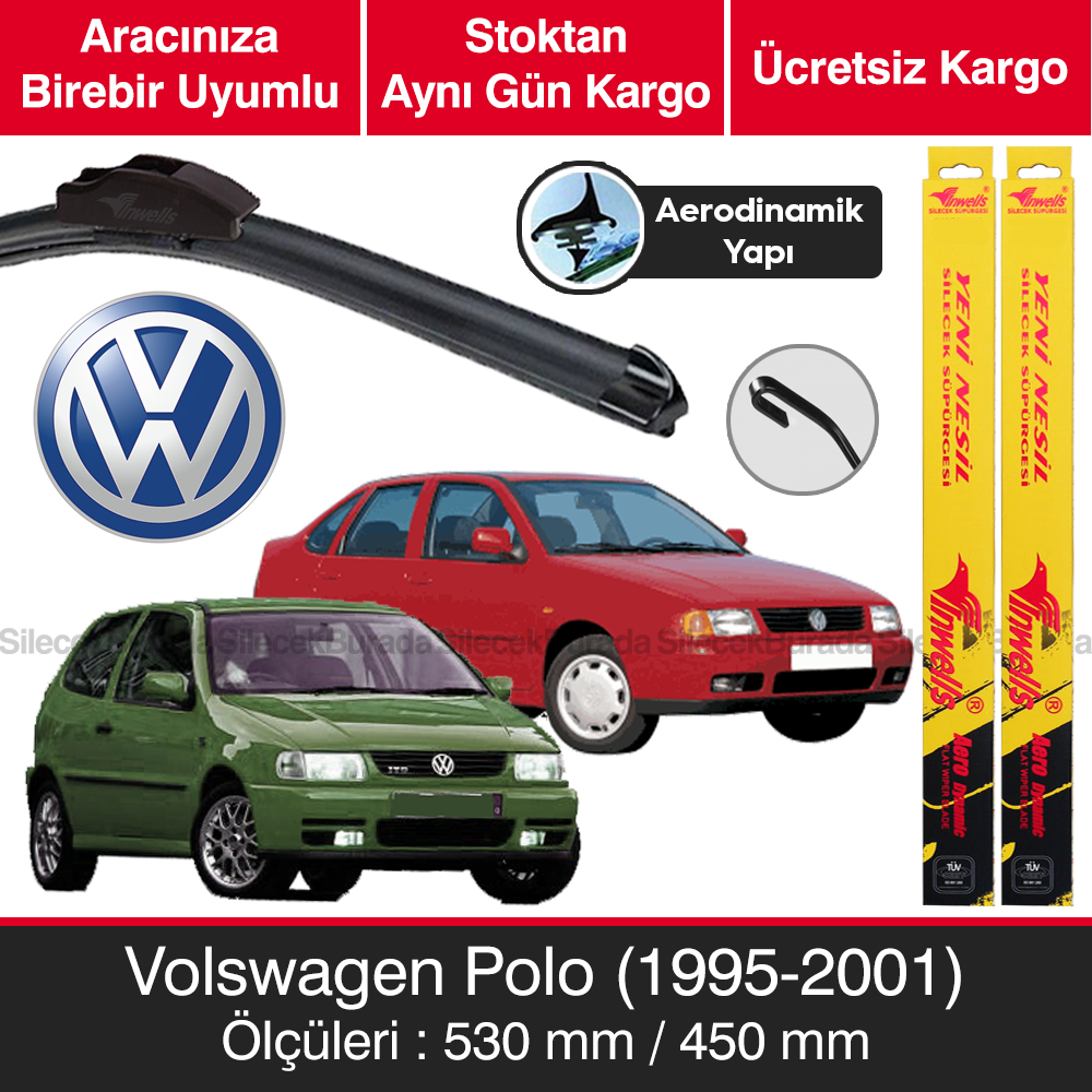 Volkswagen Polo Silecek Takımı 1995-2001 İnwells Muz