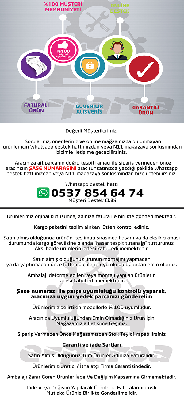 Silecek Kumanda Kolu Getz 06 934 1c131 Fiyatlari Ve Ozellikleri