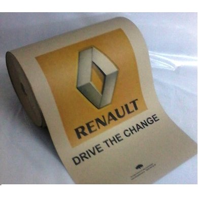 Renault baskılı kraft paspas