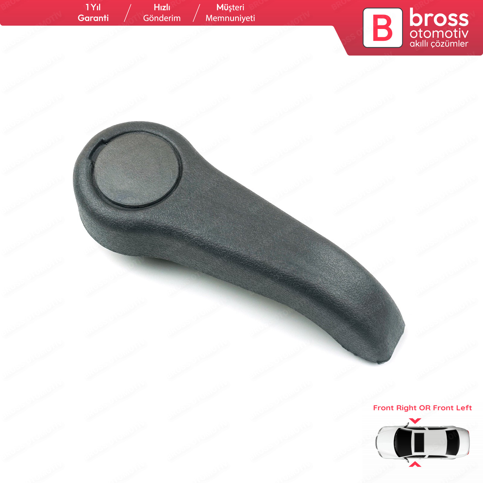 Poignées De Réglage Siège Avant Pour Renault Clio II (1998-2008) & Twingo I (1993-2007) - Lot De 2 - Remplace 7701209658/7701470827