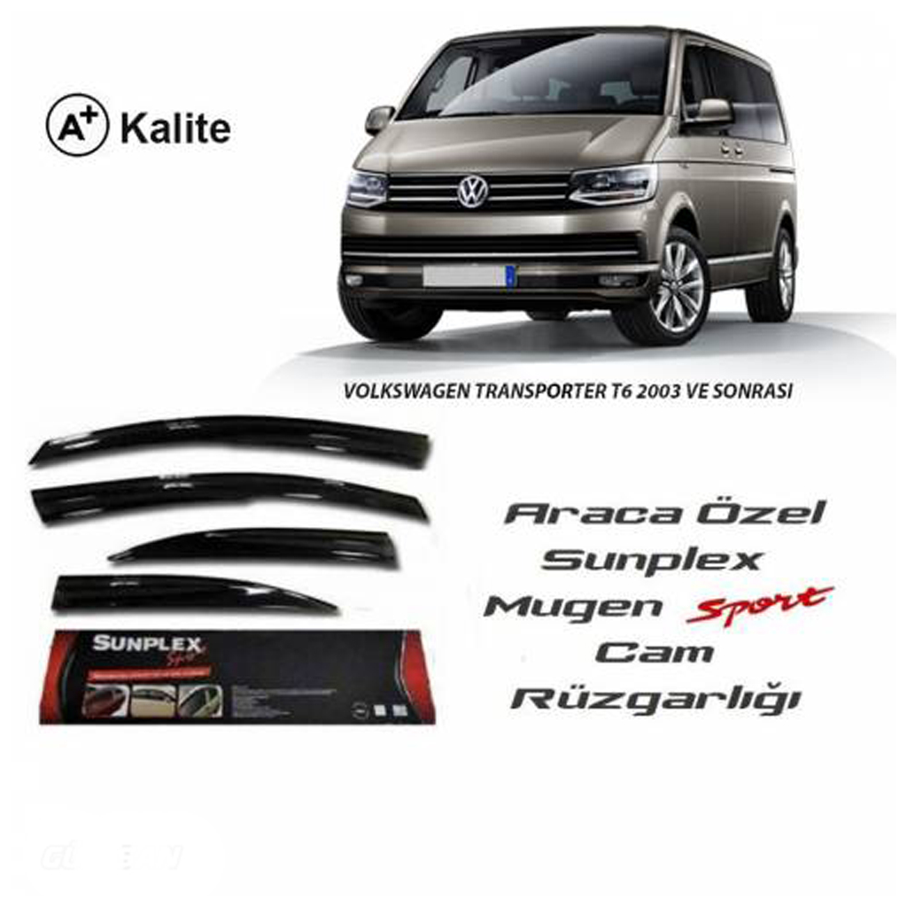 Volkswagen Transporter T5-T6-T7 Cam Rüzgarlığı Mugen Tip Sunplex ...