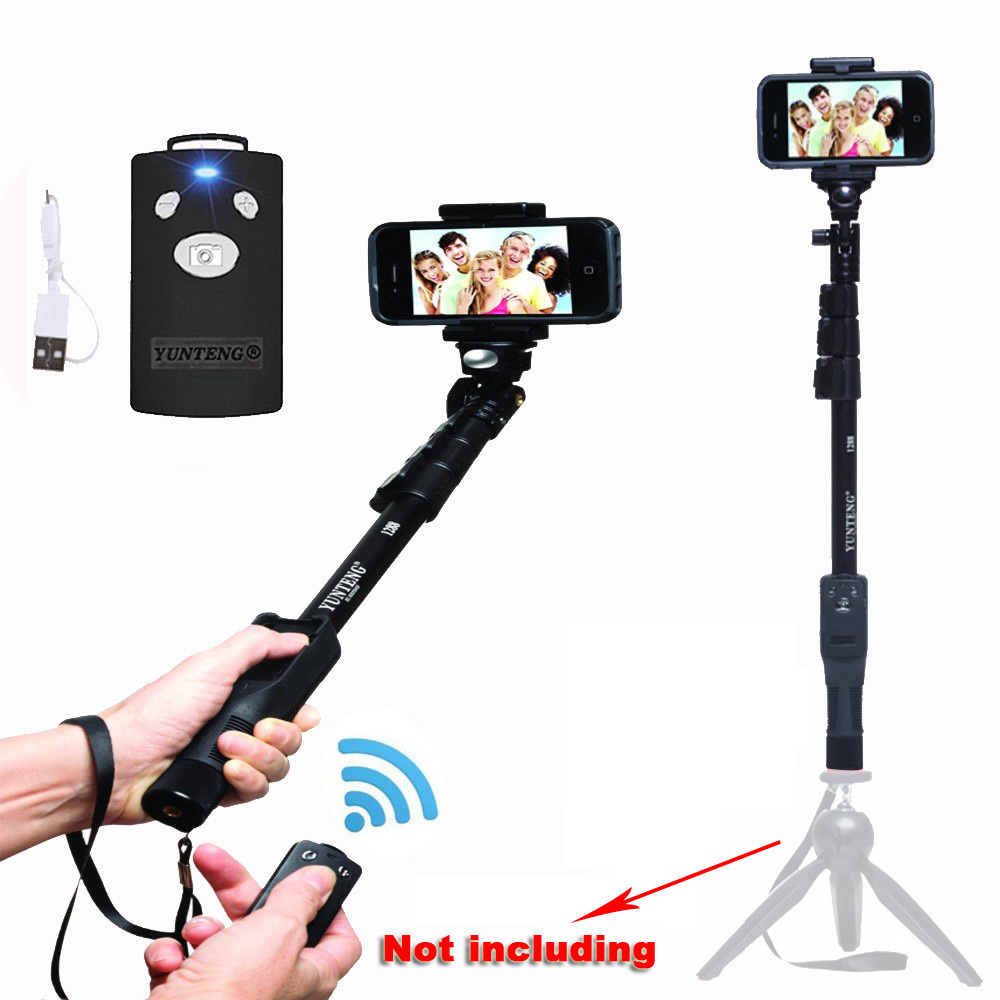 125 CM Uzun Bluetooth Monopod Selfie Çubuk Yungteng Yt-1288