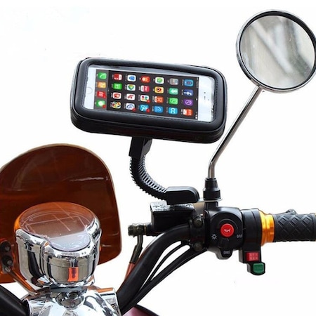 Bisiklet Motosiklet Atv Telefon Tutucu Tutacağı Su Geçirmez